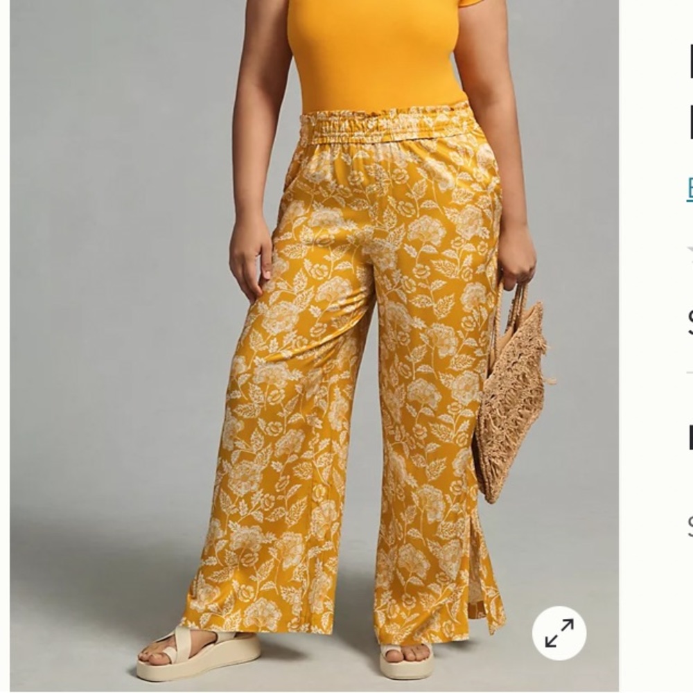 NWT BY Anthropologie wide leg pull on pants❤️❤️❤️❤️